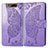 Leather Case Stands Butterfly Flip Cover Holder for Samsung Galaxy A80 Clove Purple