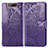 Leather Case Stands Butterfly Flip Cover Holder for Samsung Galaxy A80 Purple