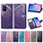 Leather Case Stands Butterfly Flip Cover Holder for Samsung Galaxy A91