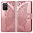 Leather Case Stands Butterfly Flip Cover Holder for Samsung Galaxy A91 Pink