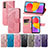 Leather Case Stands Butterfly Flip Cover Holder for Samsung Galaxy F13 4G