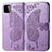 Leather Case Stands Butterfly Flip Cover Holder for Samsung Galaxy F42 5G Clove Purple