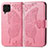 Leather Case Stands Butterfly Flip Cover Holder for Samsung Galaxy F62 5G Hot Pink