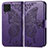 Leather Case Stands Butterfly Flip Cover Holder for Samsung Galaxy F62 5G Purple
