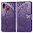 Leather Case Stands Butterfly Flip Cover Holder for Samsung Galaxy M01s Purple