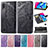 Leather Case Stands Butterfly Flip Cover Holder for Samsung Galaxy M10