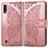 Leather Case Stands Butterfly Flip Cover Holder for Samsung Galaxy M10 Pink