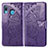 Leather Case Stands Butterfly Flip Cover Holder for Samsung Galaxy M10S Purple