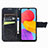 Leather Case Stands Butterfly Flip Cover Holder for Samsung Galaxy M13 4G