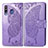 Leather Case Stands Butterfly Flip Cover Holder for Samsung Galaxy M30 Clove Purple