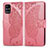 Leather Case Stands Butterfly Flip Cover Holder for Samsung Galaxy M31s Hot Pink
