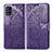 Leather Case Stands Butterfly Flip Cover Holder for Samsung Galaxy M40S Purple