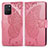 Leather Case Stands Butterfly Flip Cover Holder for Samsung Galaxy M80S Hot Pink