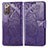 Leather Case Stands Butterfly Flip Cover Holder for Samsung Galaxy Note 20 5G Purple