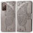 Leather Case Stands Butterfly Flip Cover Holder for Samsung Galaxy S20 FE (2022) 5G Gray