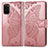 Leather Case Stands Butterfly Flip Cover Holder for Samsung Galaxy S20 Plus Pink