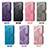 Leather Case Stands Butterfly Flip Cover Holder for Samsung Galaxy S21 Ultra 5G