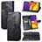 Leather Case Stands Butterfly Flip Cover Holder for Samsung Galaxy S23 FE 5G