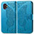 Leather Case Stands Butterfly Flip Cover Holder for Samsung Galaxy XCover 6 Pro 5G Blue