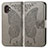 Leather Case Stands Butterfly Flip Cover Holder for Samsung Galaxy XCover 6 Pro 5G Gray