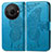 Leather Case Stands Butterfly Flip Cover Holder for Sharp Aquos R8 Pro Blue