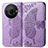 Leather Case Stands Butterfly Flip Cover Holder for Sharp Aquos R8 Pro Clove Purple