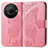 Leather Case Stands Butterfly Flip Cover Holder for Sharp Aquos R8 Pro Hot Pink