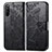 Leather Case Stands Butterfly Flip Cover Holder for Sony Xperia 10 III Black