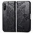 Leather Case Stands Butterfly Flip Cover Holder for Sony Xperia 10 III Lite Black