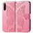 Leather Case Stands Butterfly Flip Cover Holder for Sony Xperia 10 III Lite Hot Pink