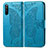 Leather Case Stands Butterfly Flip Cover Holder for Sony Xperia 10 III SO-52B Blue
