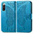 Leather Case Stands Butterfly Flip Cover Holder for Sony Xperia 10 IV Blue