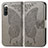 Leather Case Stands Butterfly Flip Cover Holder for Sony Xperia 10 IV Gray