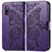 Leather Case Stands Butterfly Flip Cover Holder for Sony Xperia Ace II Purple