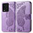 Leather Case Stands Butterfly Flip Cover Holder for Vivo iQOO 9T 5G Clove Purple