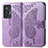 Leather Case Stands Butterfly Flip Cover Holder for Vivo X70 5G Clove Purple