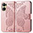 Leather Case Stands Butterfly Flip Cover Holder for Vivo Y02S