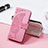 Leather Case Stands Butterfly Flip Cover Holder for Vivo Y32 4G