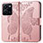 Leather Case Stands Butterfly Flip Cover Holder for Vivo Y35 4G