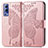 Leather Case Stands Butterfly Flip Cover Holder for Vivo Y52 5G