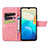 Leather Case Stands Butterfly Flip Cover Holder for Vivo Y77 5G