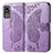 Leather Case Stands Butterfly Flip Cover Holder for Xiaomi Civi 1S 5G Clove Purple