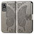 Leather Case Stands Butterfly Flip Cover Holder for Xiaomi Civi 1S 5G Gray