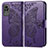 Leather Case Stands Butterfly Flip Cover Holder for Xiaomi Civi 1S 5G Purple