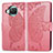 Leather Case Stands Butterfly Flip Cover Holder for Xiaomi Mi 10i 5G Hot Pink