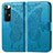 Leather Case Stands Butterfly Flip Cover Holder for Xiaomi Mi 10S 5G Blue