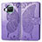 Leather Case Stands Butterfly Flip Cover Holder for Xiaomi Mi 10T Lite 5G Clove Purple