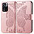 Leather Case Stands Butterfly Flip Cover Holder for Xiaomi Mi 11i 5G (2022) Pink