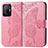 Leather Case Stands Butterfly Flip Cover Holder for Xiaomi Mi 11T 5G Hot Pink