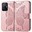 Leather Case Stands Butterfly Flip Cover Holder for Xiaomi Mi 11T 5G Pink